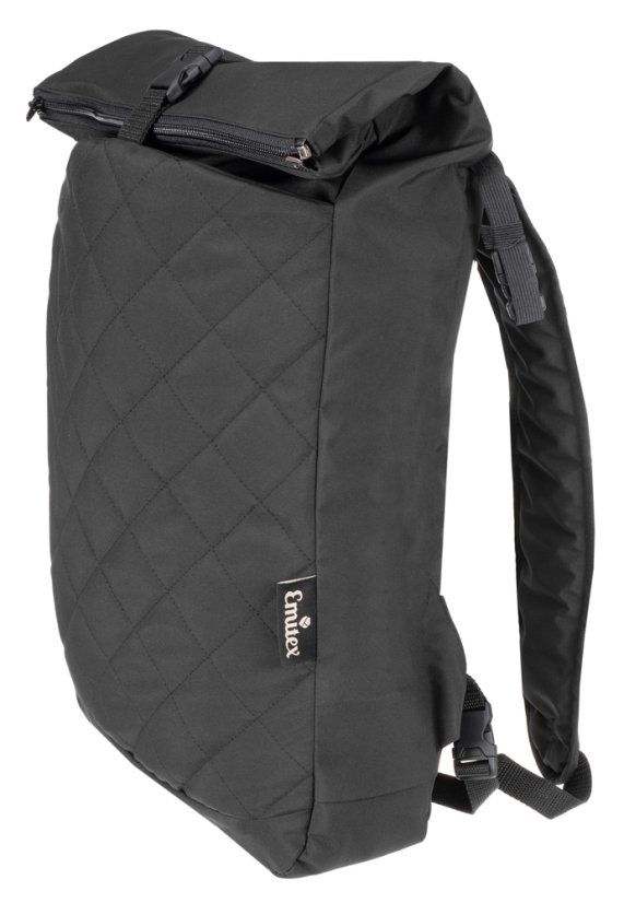 Rolovací batoh Emitex Rolltop softshell Černý