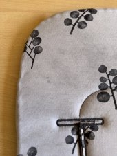 Podložka EDGE UNI Grey Blooms 2.AKOSŤ