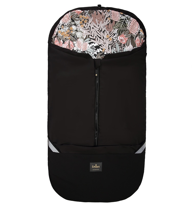 Fusak 2v1 Cocoon Softshell Black + Poppy