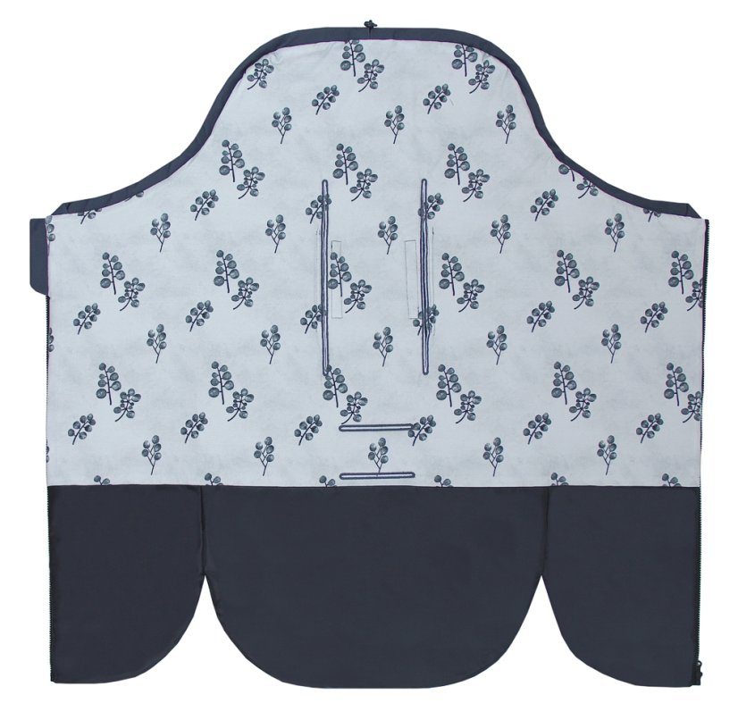 Fusak 2v1 Cocoon Softshell Grey Blooms