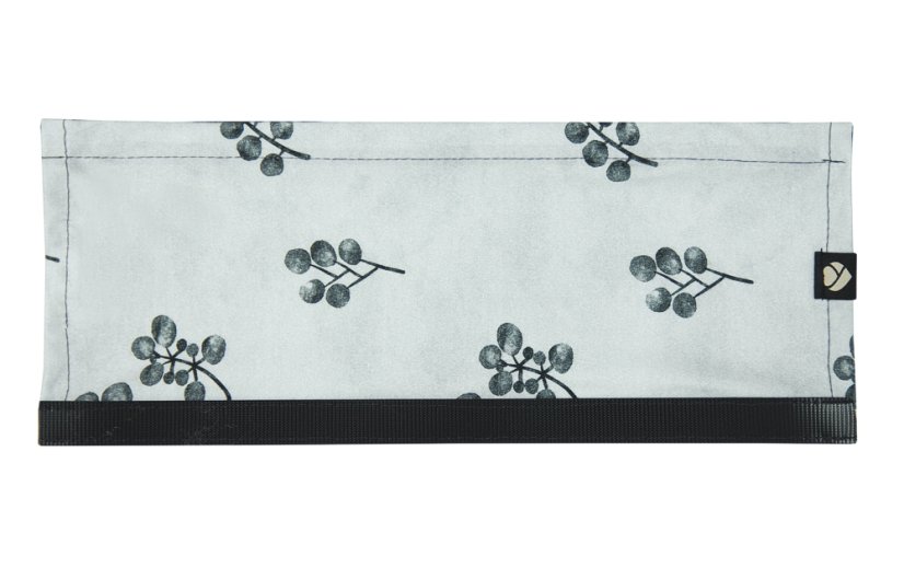 Potah na madlo kočárku Grey Blooms