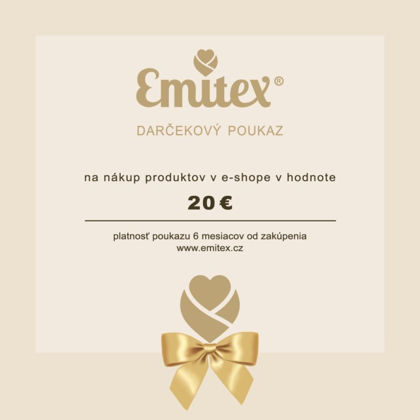 DARČEKOVÝ POUKAZ 20 €