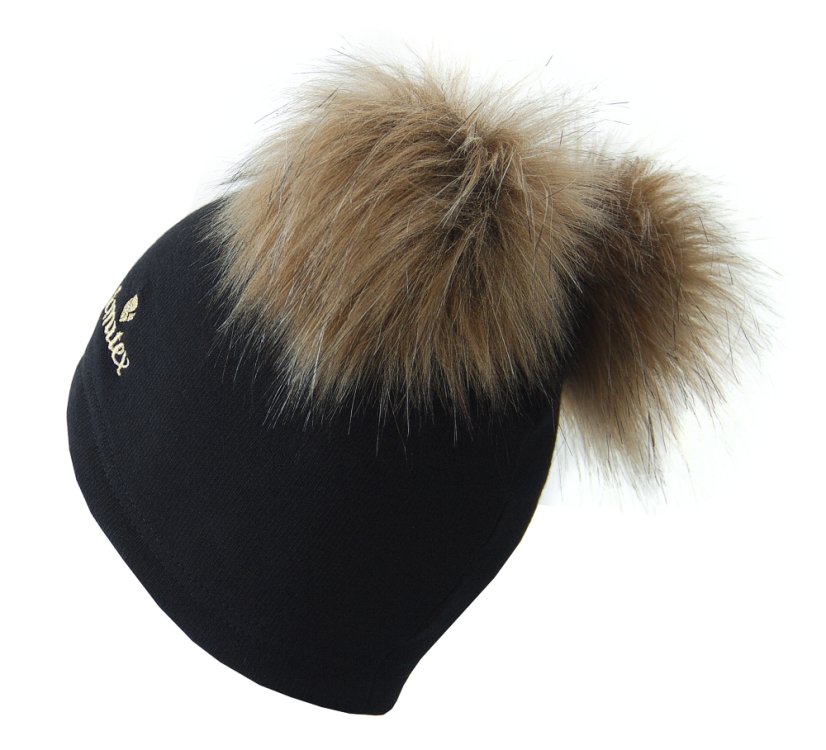 Čepice TEDDY Warm Black - Velikost: S