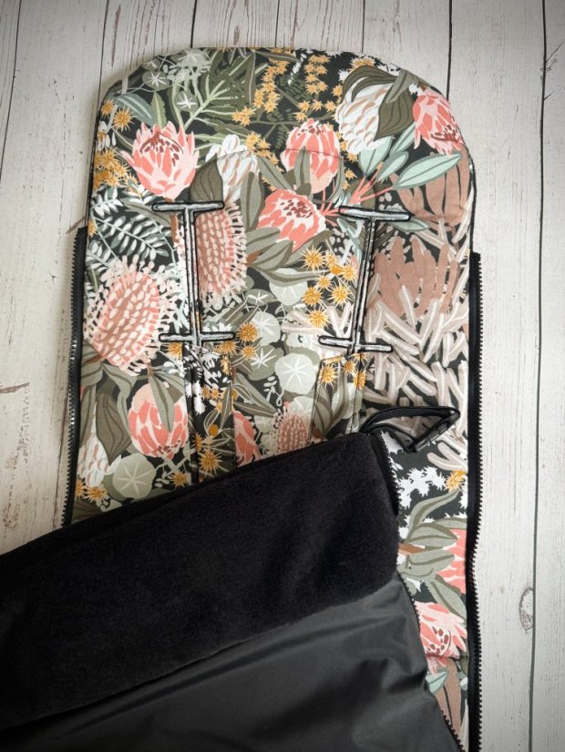 Zimní nepadací deka ZIBIE Wild Black
