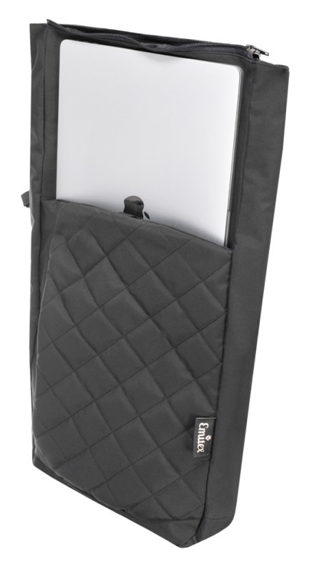 Rolovací batoh Emitex Rolltop softshell Černý