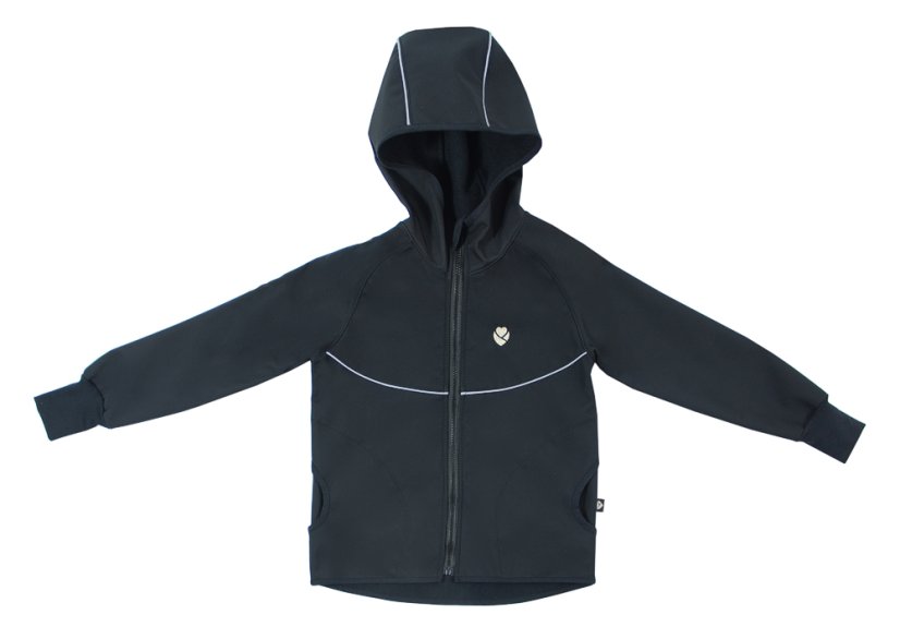 Detská Soft bunda Black - Velikost: 86 - 92
