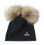 Čepice TEDDY Warm Black - Velikost: S
