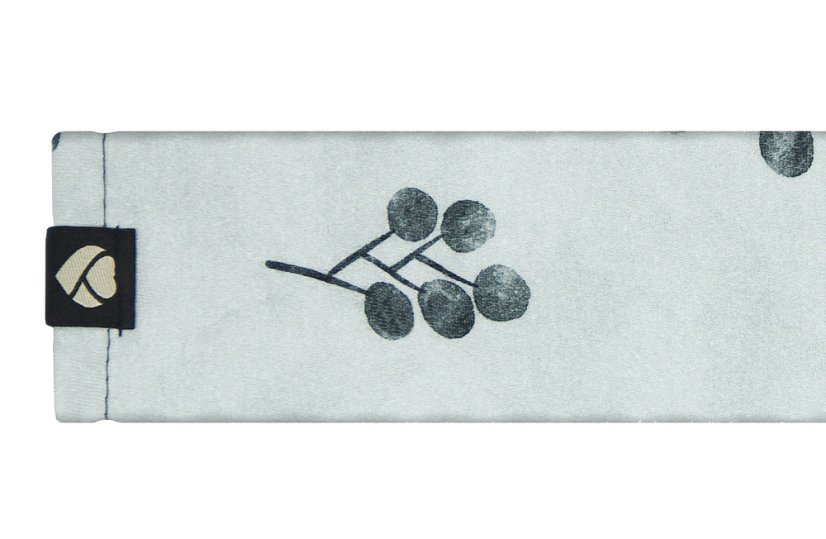 Potah na madlo kočárku Grey Blooms