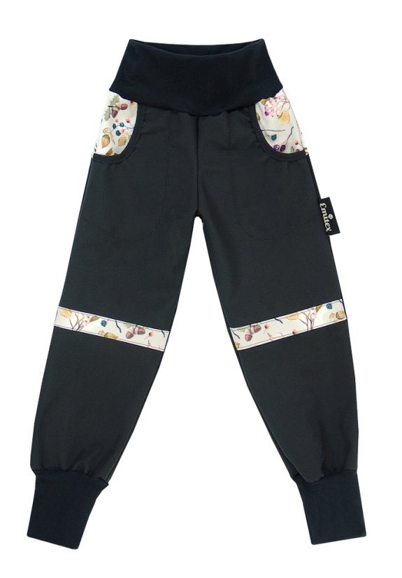 Dětské Soft kalhoty Autumn Berries - Velikost: 98 - 104