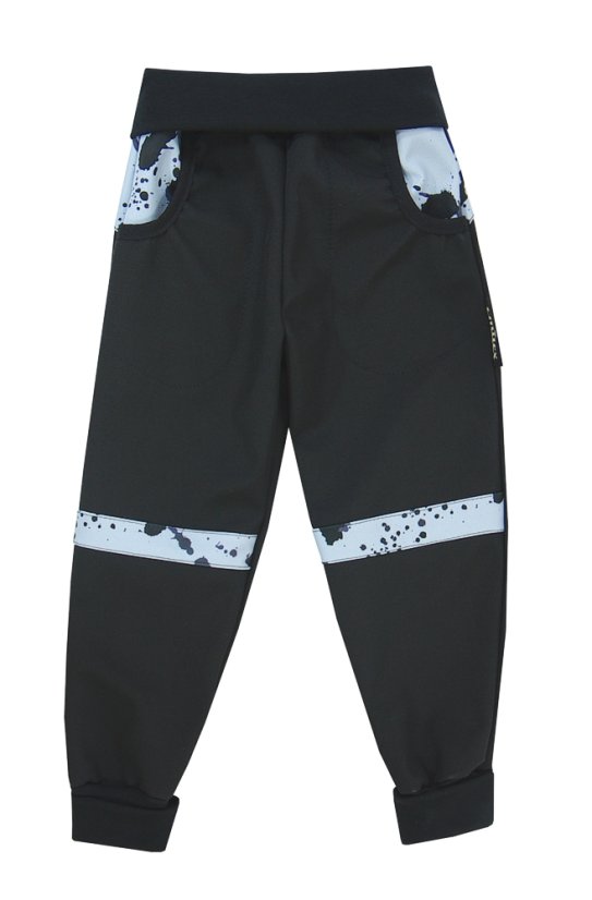 Dětské Soft kalhoty Blue Splash - Velikost: 86 - 92
