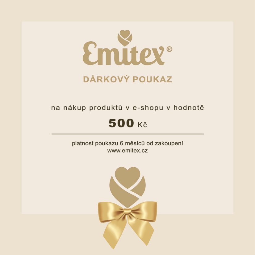 DÁRKOVÝ POUKAZ 500 Kč