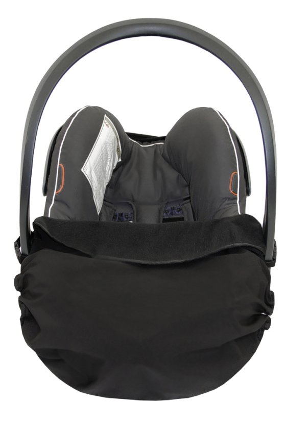 Nánožník do autosedačky SOFT čierny