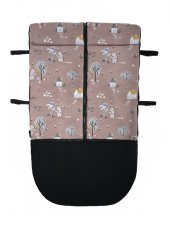 Jarná/Jesenná nepadacia deka ZIBIE Black + Bearkins