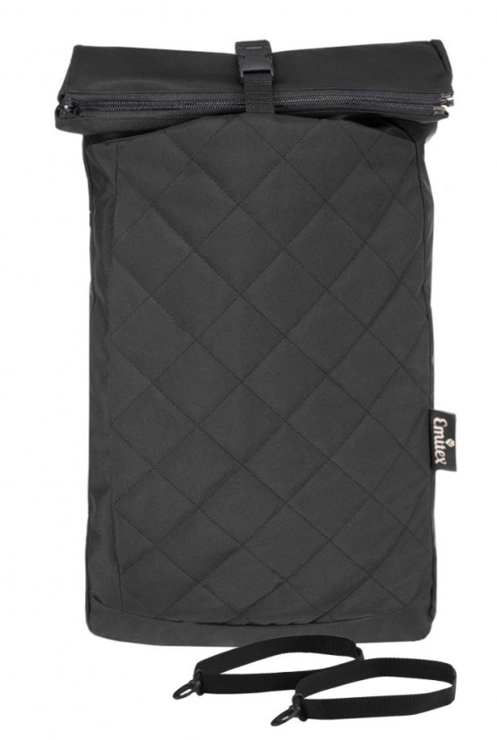 Rolovací batoh Emitex Rolltop softshell Černý
