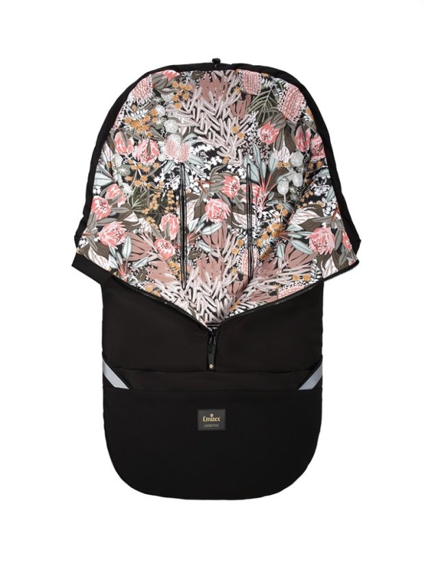 Fusak 2v1 Cocoon Softshell Black + Poppy