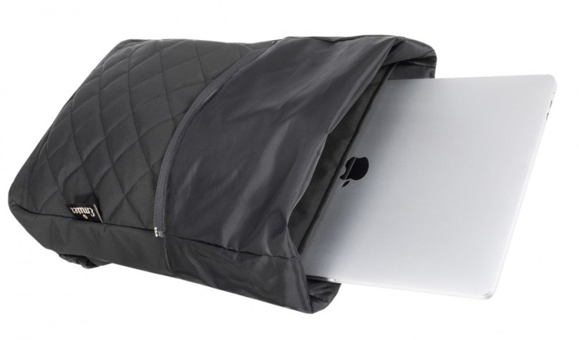 Rolovací batoh Emitex Rolltop softshell Černý