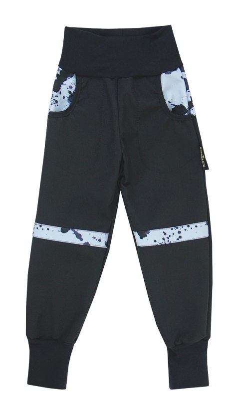Dětské Soft kalhoty Blue Splash - Velikost: 86 - 92