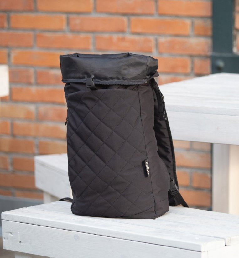 Rolovací batoh Emitex Rolltop softshell Černý