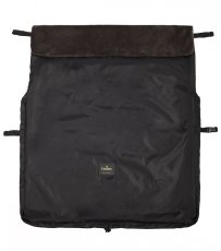 Nepadací deka černá + velvet khaki