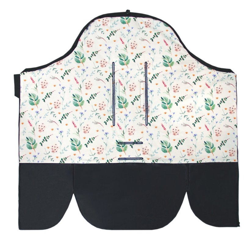 Fusak 2v1 Cocoon Softshell Black + Forest Blossom