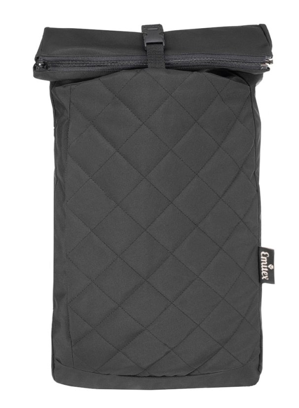 Rolovací batoh Emitex Rolltop softshell Černý